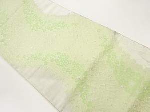 桜尽くし模様織出し袋帯